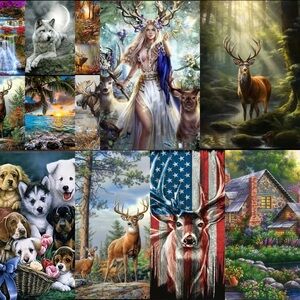 One 5D DIY Full Drill Diamond Painting Kit Do it yourself art craft